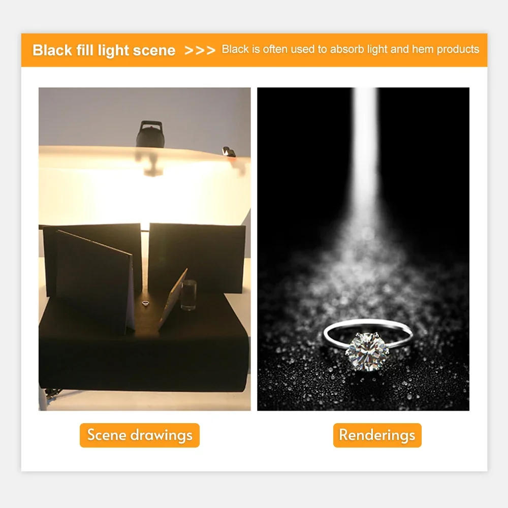 كرتون عاكس متعدد الوظائف للتصوير الفوتوغرافي ، عاكس استوديو قابل للطي ، لوح الناشر