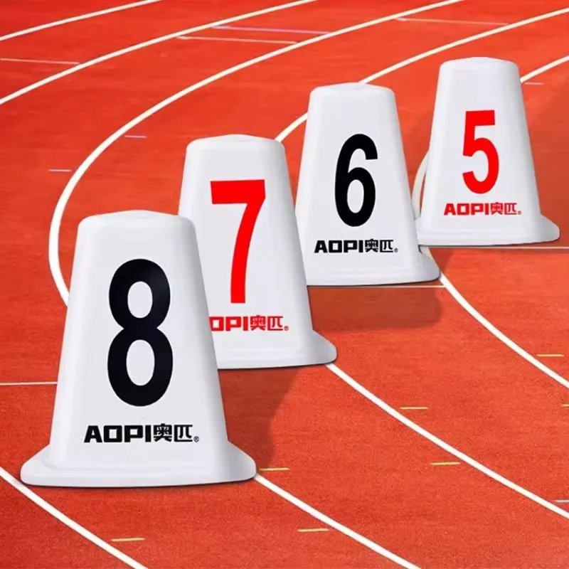 

Runway Signage ABS Plastic Track Division Track 1-8 Plate Competition Training Track and Field Runway Number