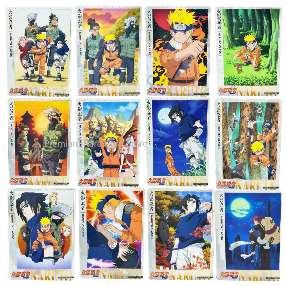 KAYOU Genuine NARUTO  Formation Chapter Six Bullets PTR Card Uchiha Sasuke Hatake Kakashi  Haruno Sakura Collection Card Gift