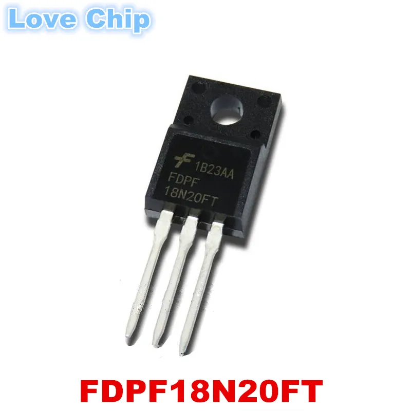 10 unids/lote nuevo original FDPF18N20FT 18N20FT 18A 200V TO-220F