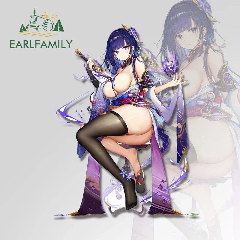 

EARLFAMILY 13 см x 9,9 см для Genshin Impact Beelzebul NSFW сексуальные автомобильные наклейки устойчивые к царапинам наклейки автомобильный Стайлинг ноутбук фургон