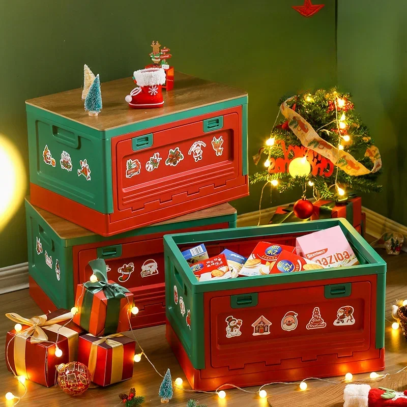 

Christmas Folding Storage Box, Children's Toys, Snacks, Outdoor Camping