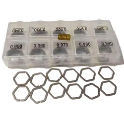 50 pcs for Sie-mens Armature lift adjusting shim 0.90-0.99,common rail piezo injector gasket diesel injector washer repair tools