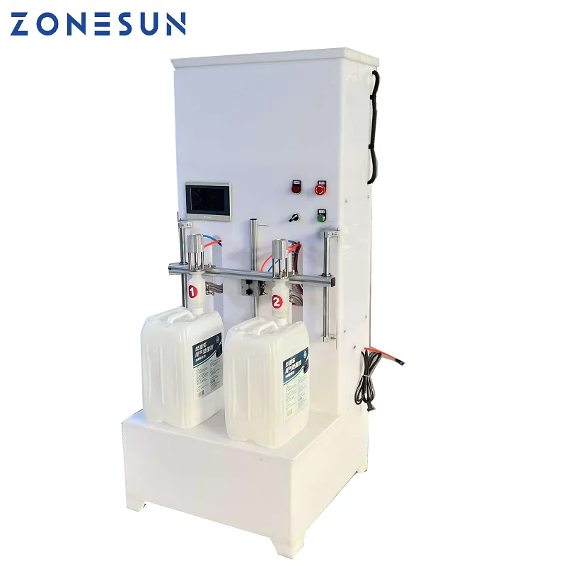 ZONESUN ZS-YTCR2 腐食性強酸液体充填機消毒剤酸アルカリ消毒剤漂白剤ボトル充填機