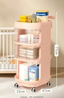 

Child Products Shelf Stroller Snack Organizer Removable Newborn Care Trolley for Practical Parenting Convenient Baby Storage BC