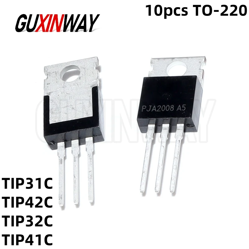 10pcs TO-220 IC to220 TIP31C TIP32C TIP41C TIP42C TIP31 TIP32 TIP41 TIP42