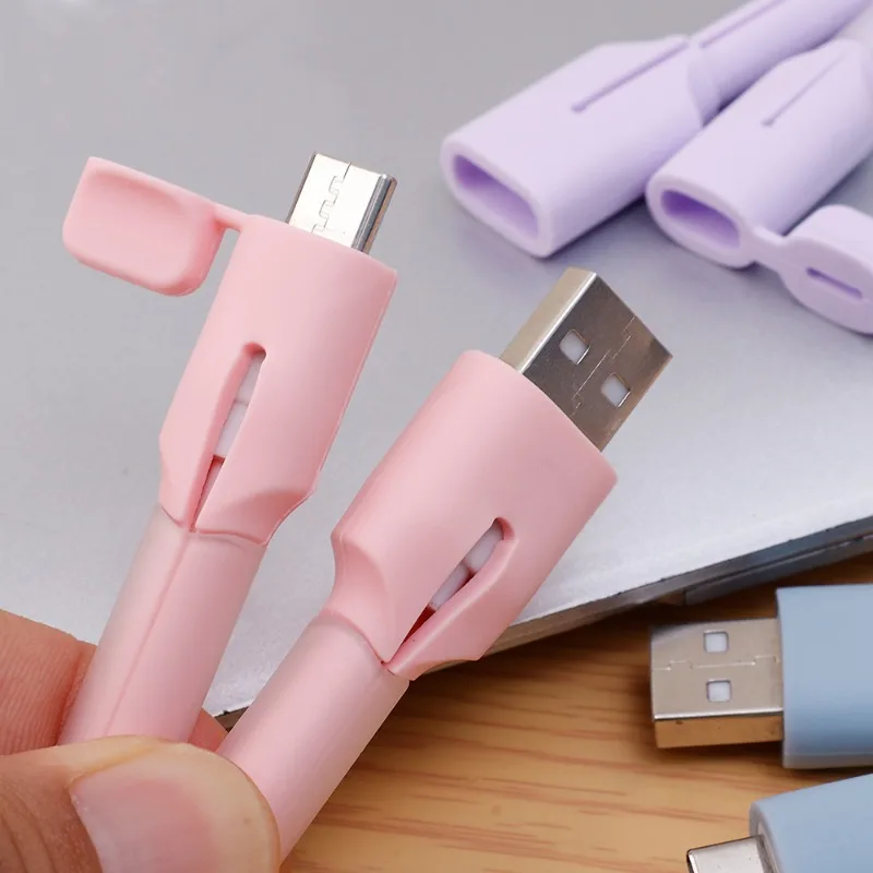 New Cable Protector Soft Silicone for Type C Android Charging Cable Protector Data Line Practical Accessories Dustproof Cover