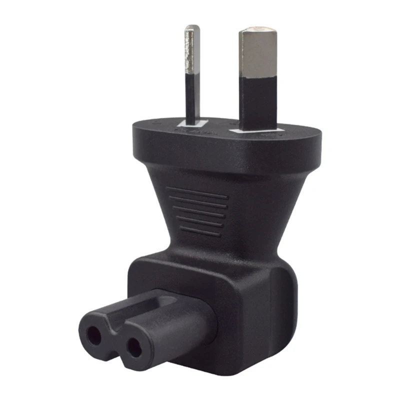 

AU to IEC320C7 Power Conversion Plug, 2 Pin Male to IEC320 C7 Female Adapter for Electronic Devices