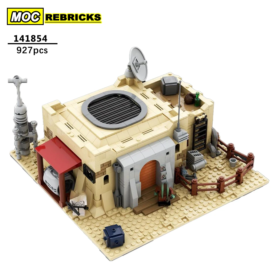 Space Movie Desert City Architecture Generator #6 importer nights DIY Model MOC-141949 Collection Experts Puzzle Brick Toys Gift