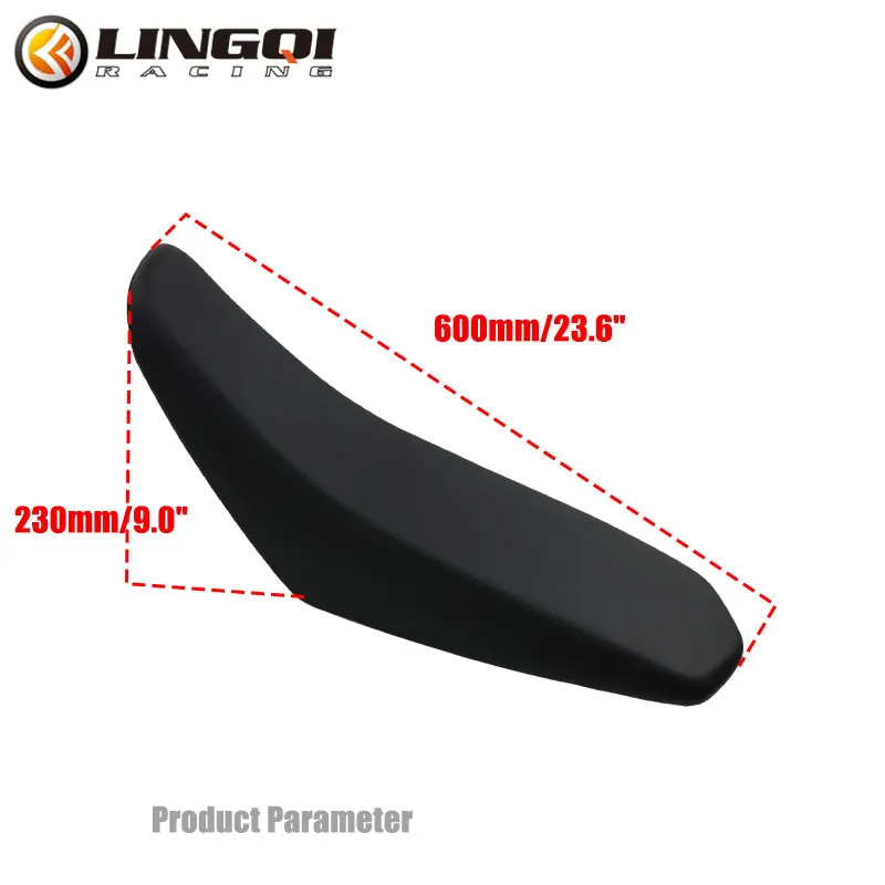 LING QI Motorcycle Seat Cushion CRF 125 110 Water-proof Saddle Stylish Seats For CRF125 Dirt Pit Bike Parts Accessories