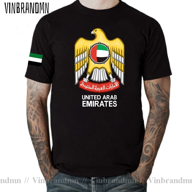 united Arab Emirates men t shirt jerseys nation team tshirt 100% cotton t-shirts fitness brand clothing tees country ARE UAE New