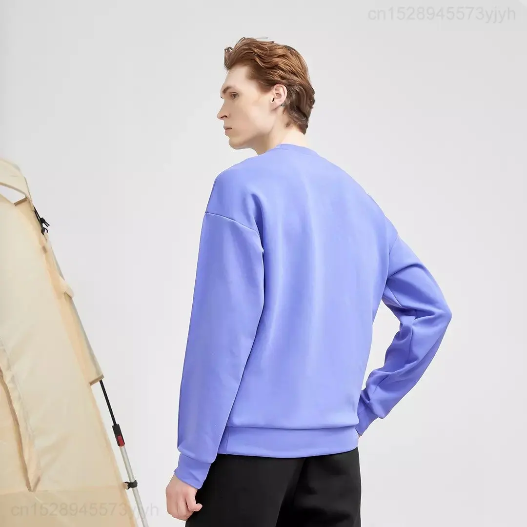 Supield-suéter informal para hombre y mujer, abrigo de manga larga con capa de aire hidrofóbica anticontaminación, Simple y sólido, cuello redondo, traje