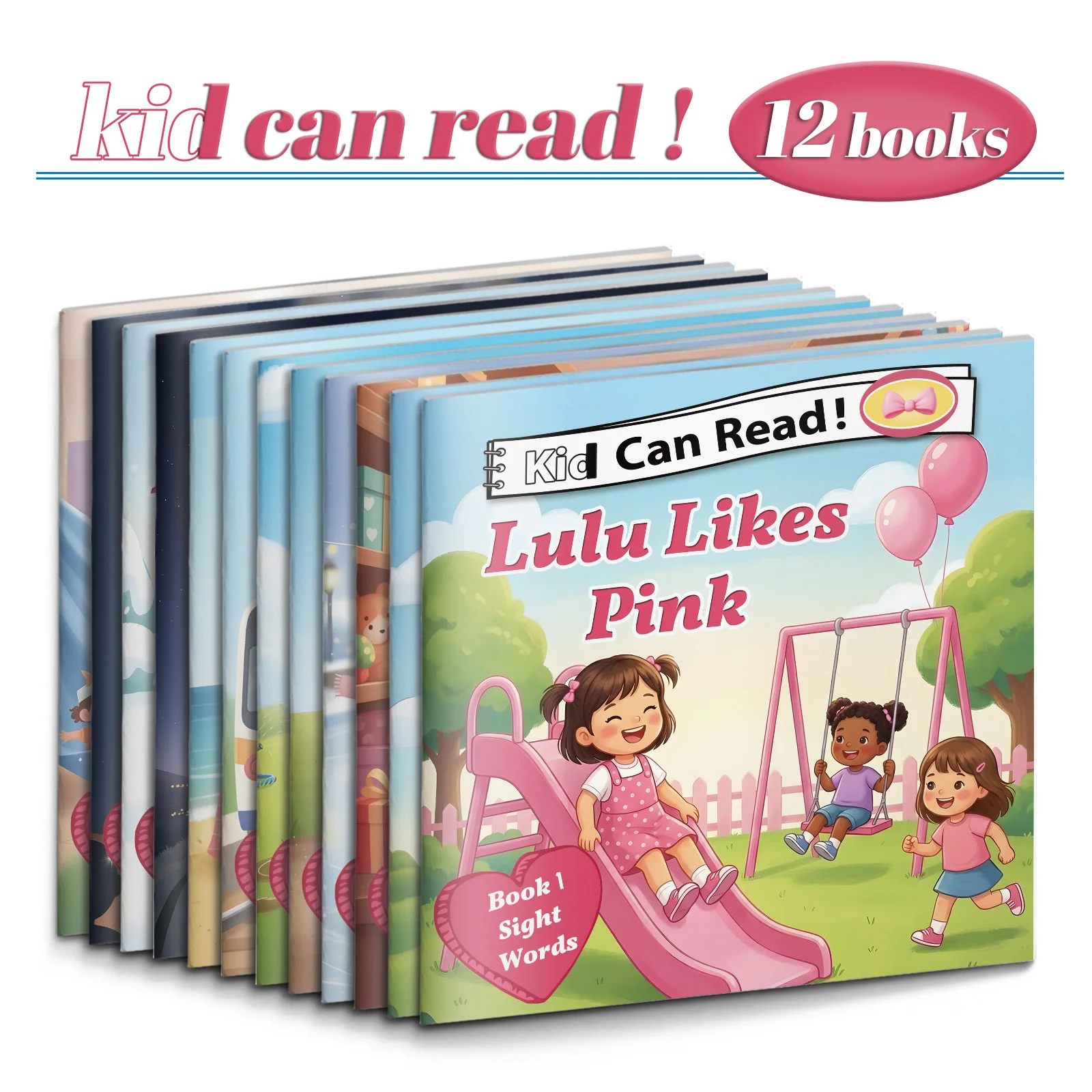12 Fun Bedtime Storybooks for Kids with Cute Cartoon Designs, Perfect for Parent-Child Reading and Learning