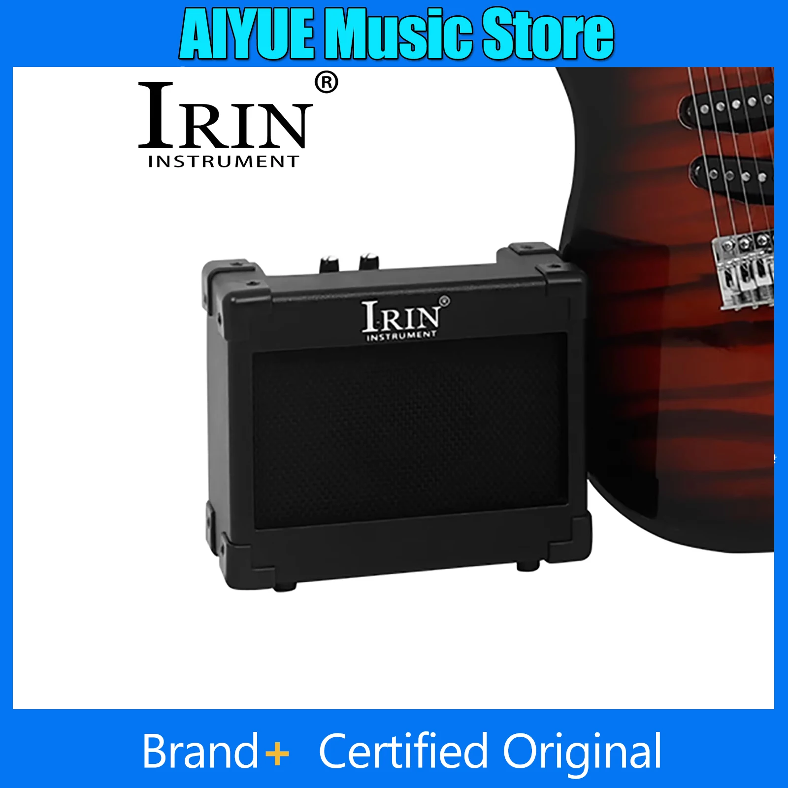 

Гитарный усилитель IRIN, мини-усилитель для электрогитары и бас-гитары, портативный аудиоусилитель с двумя вариантами питания, запчасти для струнных инструментов