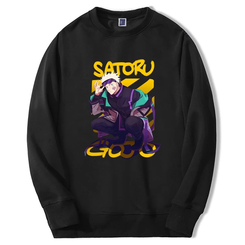 

Jujutsu Kaisen Sweatshirts Japan Cartoon Anime Hoodie Moletom Cute Gojo Satoru Sweat Homme Anime Hoodie Sweatshirts Women