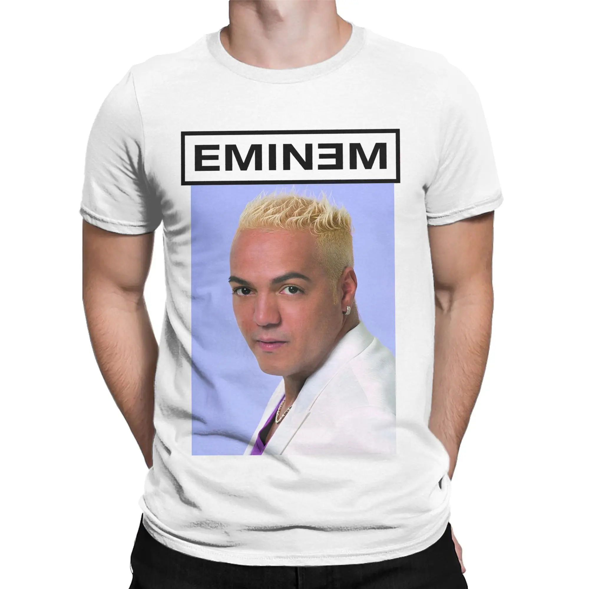 Hip Hop EMINEM Rap Hip Hop T-Shirt Men's Crewneck Short Sleeve Clothes  Cotton Summer Top Tee