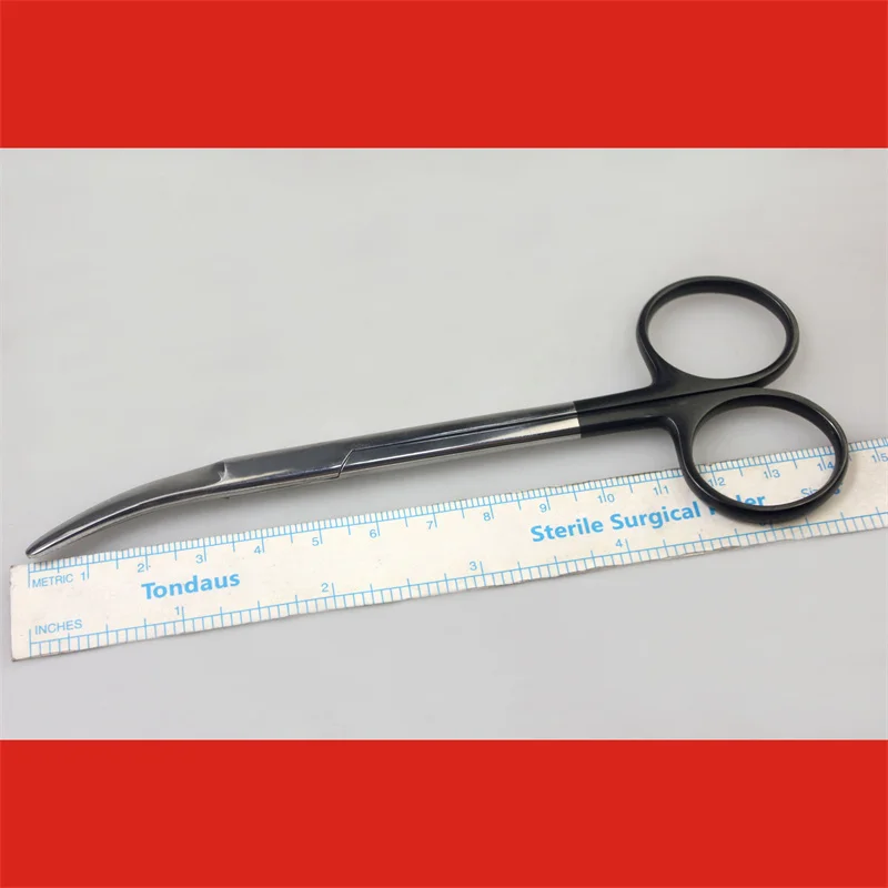 

Medical side curvature express surgical suture thread removal shear blade opening tooth notch with hook comprehensive tissue she