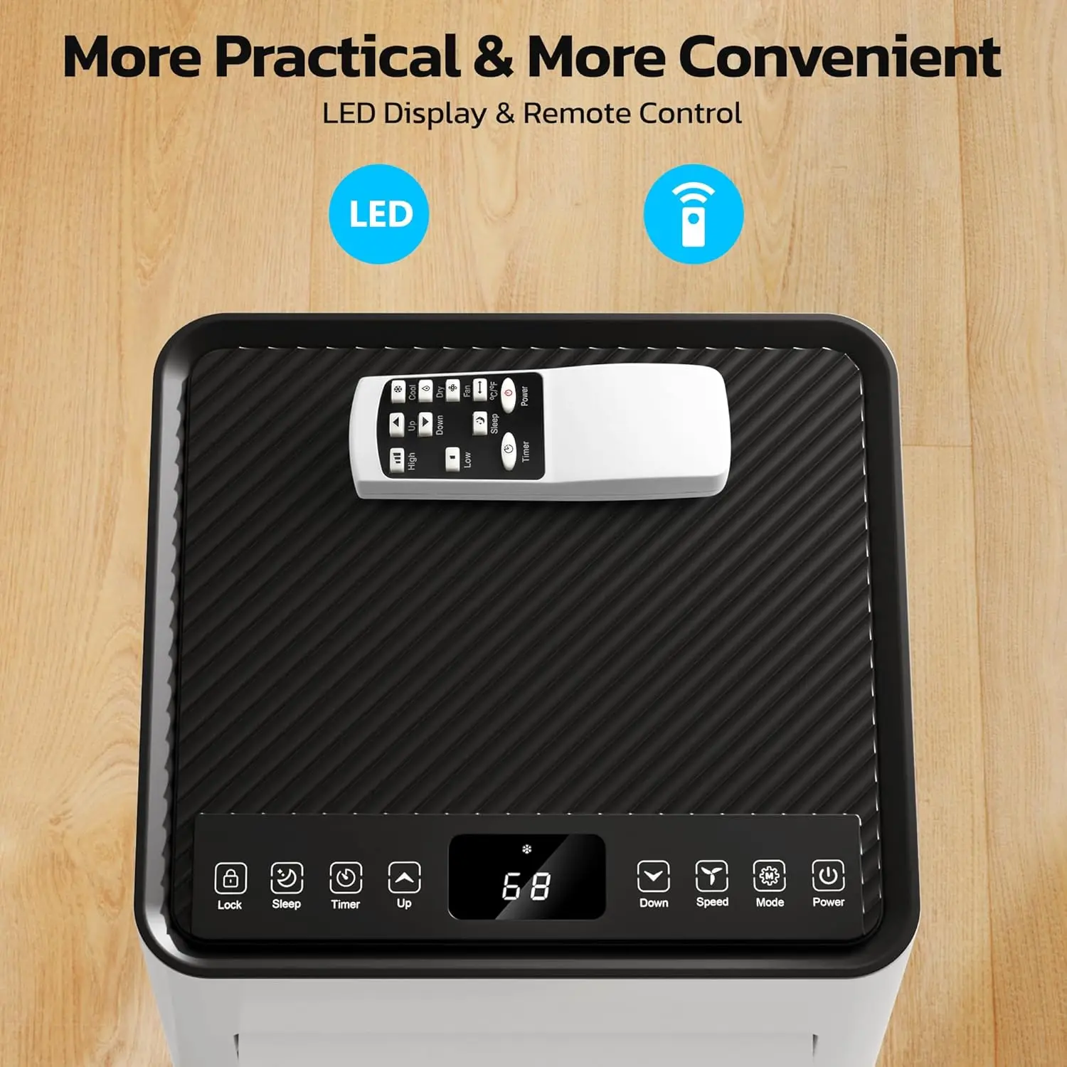 8,000 Portable Air Conditioners, 4 Modes Portable AC Unit with Fast Cooling/Energy Efficient/Remote/24Hrs