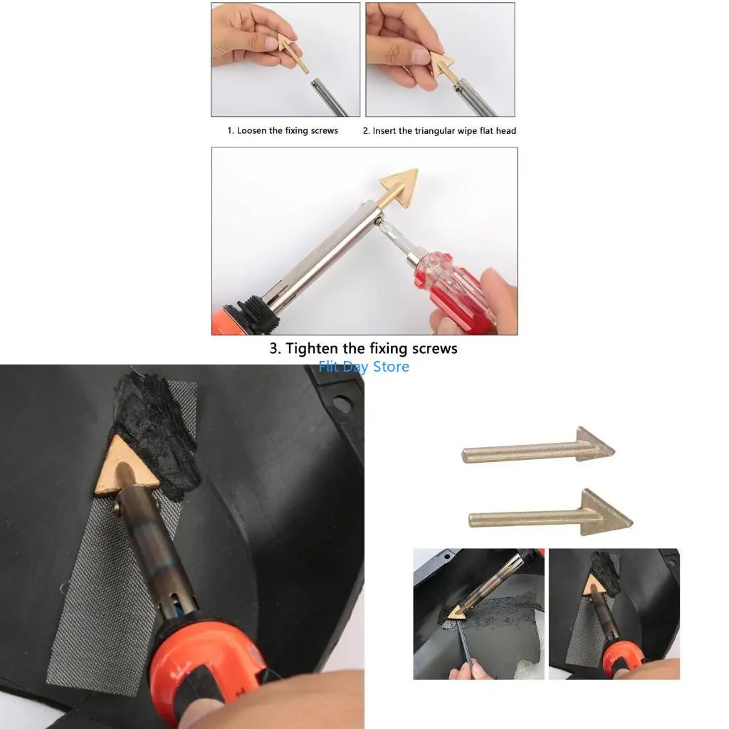 

F92C High Temperature Resistant Efficient Copper Soldering Iron Tip for Various Plastic Items Welding Machines 16mm and 21mm