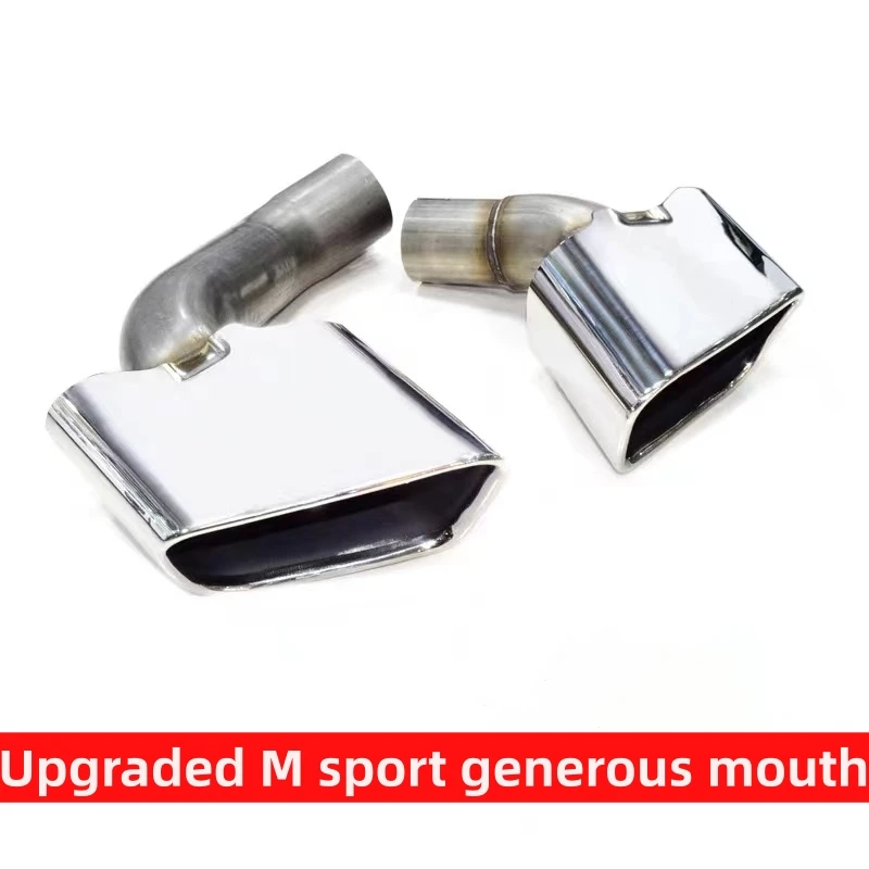 For BMW X5 F15 X6 F16 2014-2019Stainless Steel Car Tail Muffler Exhaust Pipe Car Accessories For M Sports Version Exhaust Tip