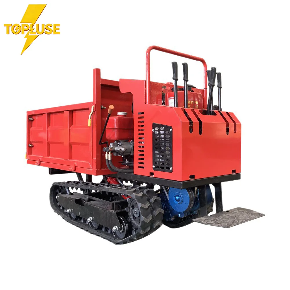 

Горячая распродажа: 1,5-тонный гидравлический гусеничный самосвал-вездеход, мини-думпер для фермерских работ и строительства