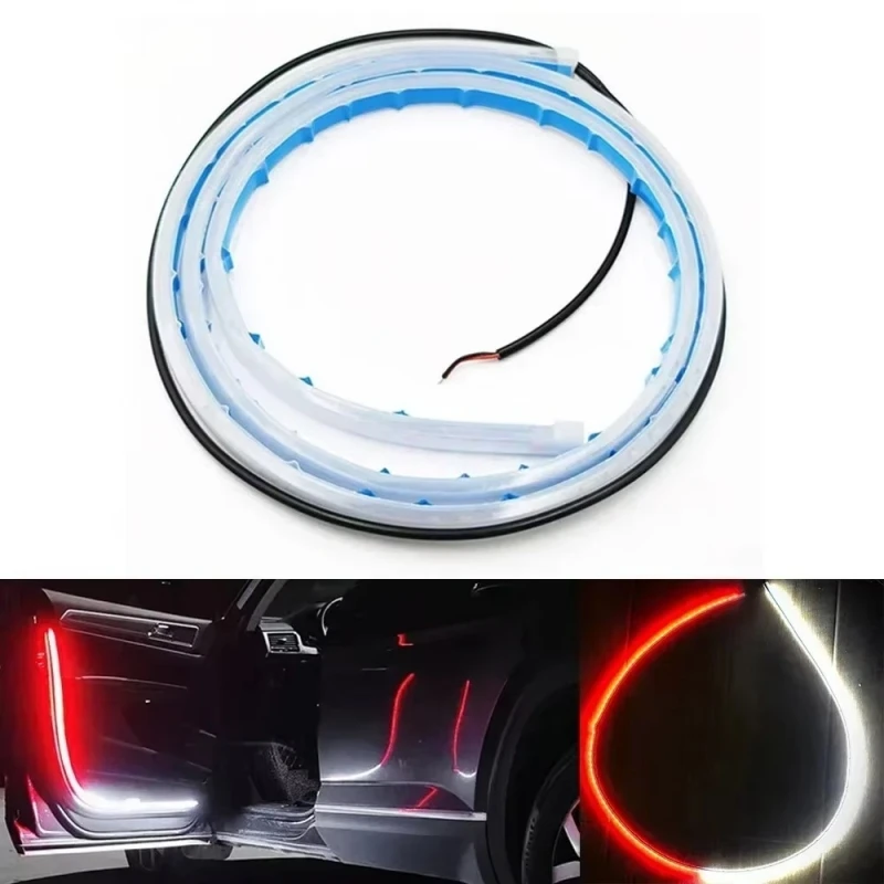 Accesorios de luz LED de ambiente de advertencia de apertura de puerta de coche, 12v, para Volvo C30 C70 S40 S60 S70 S80 S90 V40 V50 V60 V70 V90 XC40