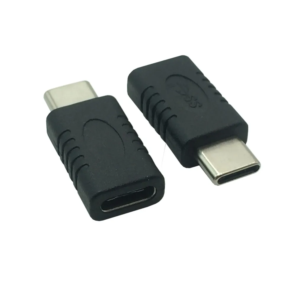 

USB Type C Adapter, USB C Male to Female Adapter Straight USB-C Adaptor USB 3.1 Type-C Connector Converter