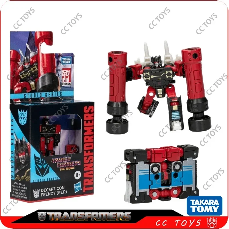 In stock Takara Tomy Transformers Toy Studio Series 86Core Level Decepticon Frenzy(Red) Action Figure Robot Children's Toy