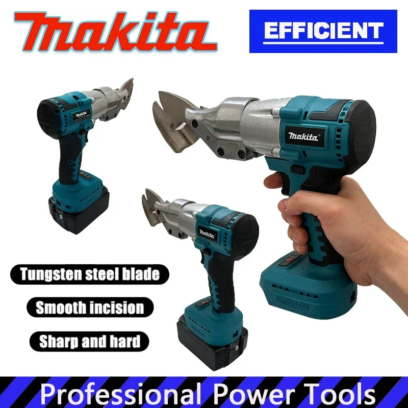

Makita Electric Cordless Iron Scissors Machine Rechargeable Sheet Shear Cutter Professional Metal Cutting Tools