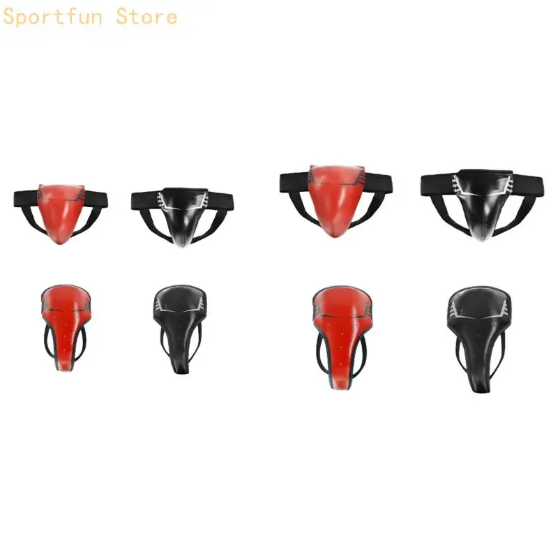 

X7JD Groin Guard Jockstrap Abdominal Protectors For Men Kids Martial Art Kickboxing