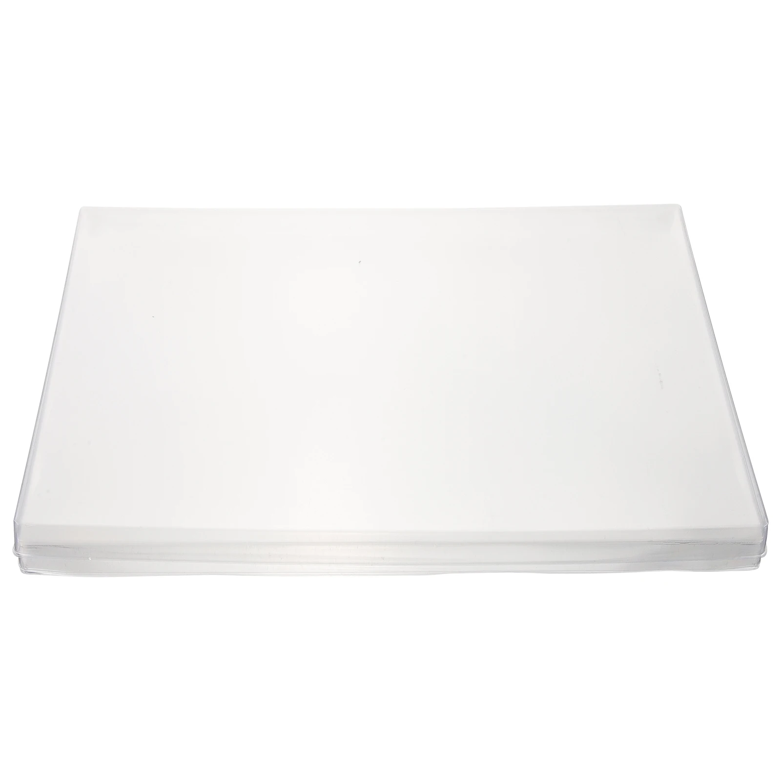 

6 Pcs Transparent Dust Cover for 35x24x3cm Jewelry Tray Organizer Clear Display Accessories Reusable Long Term