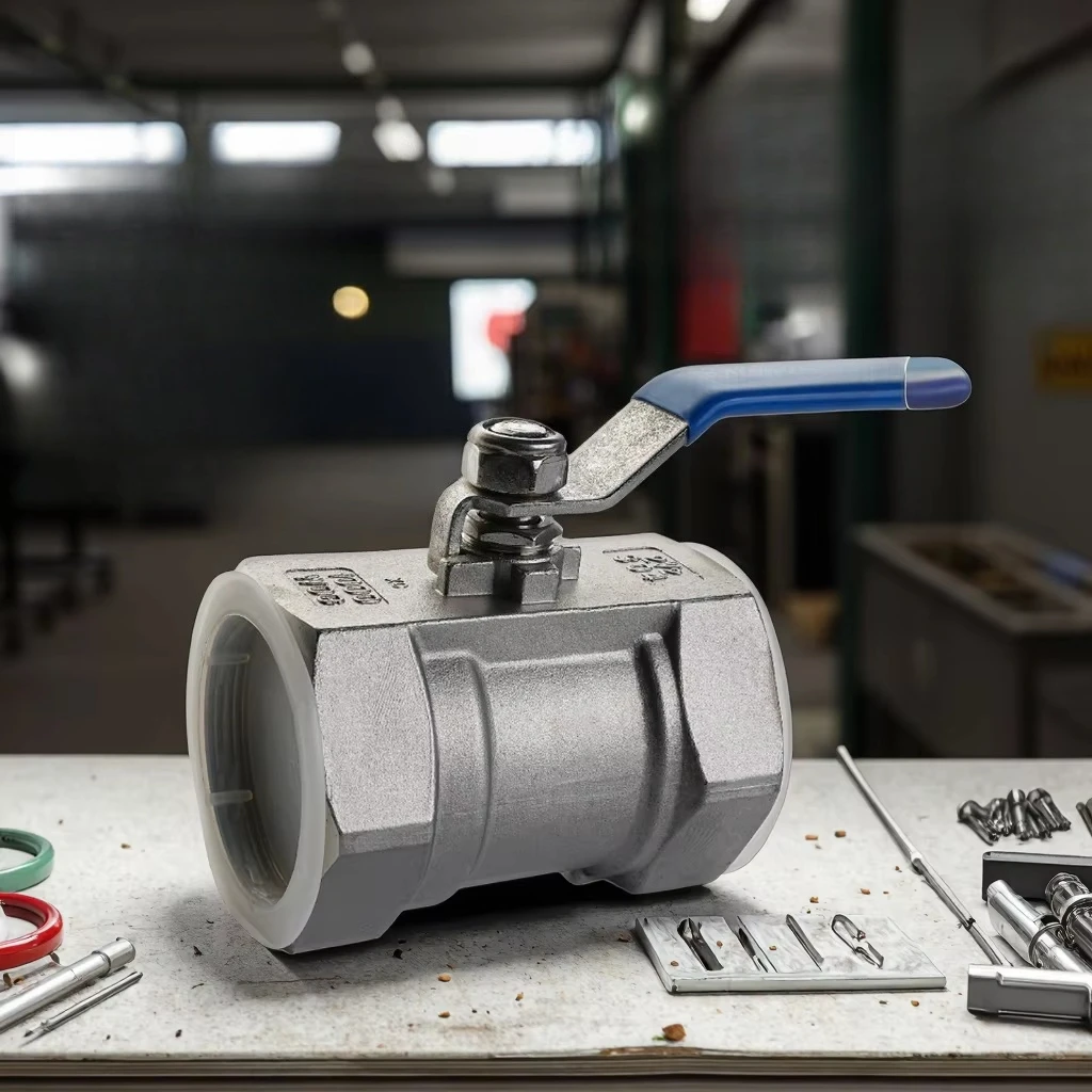 304 Stainless Steel Ball Valve, One-piece Threaded Ball Valve, One-piece Switch Threaded Ball Valve