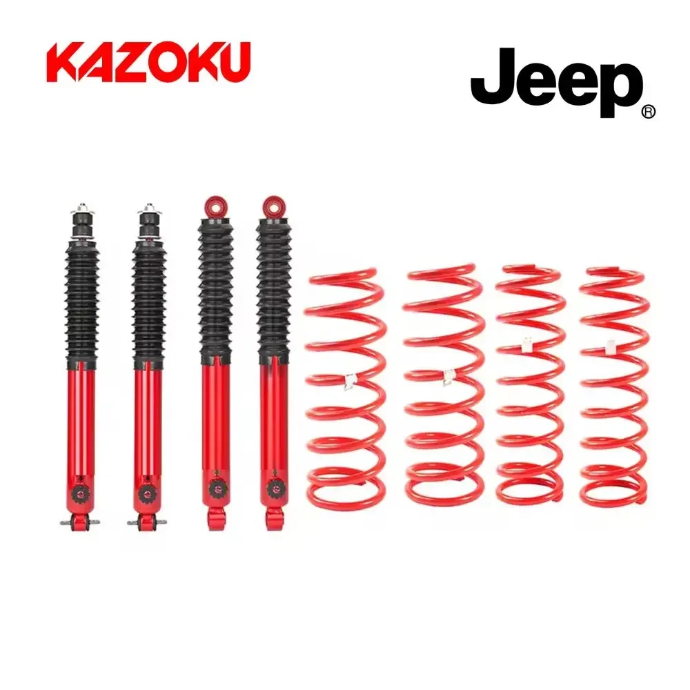 For Jeep WJ with 2 Inch Lift Kits Coil Spring Adjustable Shock Absorber