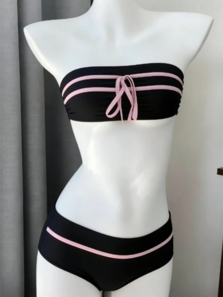 

2026 Trendy Ladies High Waisted Bikini Set Tummy Control Swimwear Breathable Quick Dry Stylish Beachwear Pool Party Outfit New