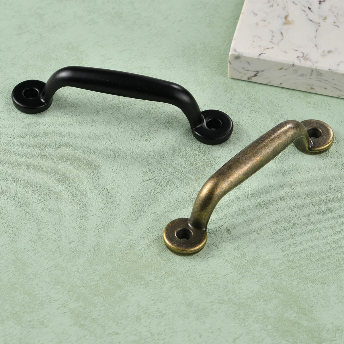 6 Pcs Simple Drawer Handle Cabinet Handles Kitchen Iron Cupboard Vintage Furniture Hardware Accessories