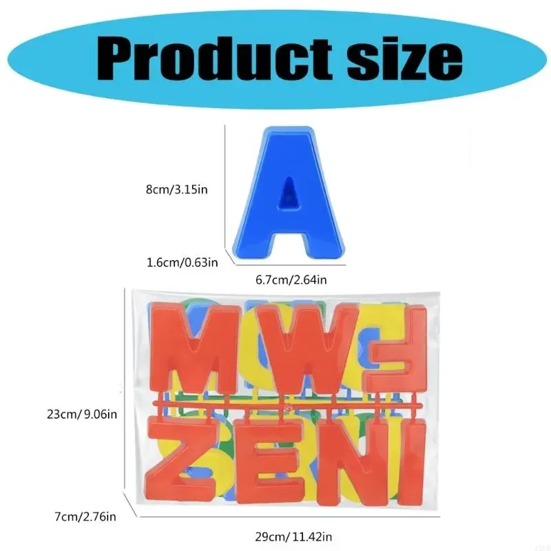 Bảng chữ cái Học chữ cái 26 CÁI Khuôn cát Đồ chơi Playset bãi biển cho trẻ với thiết kế đầy màu sắc cho hoạt động chơi cát Đồ