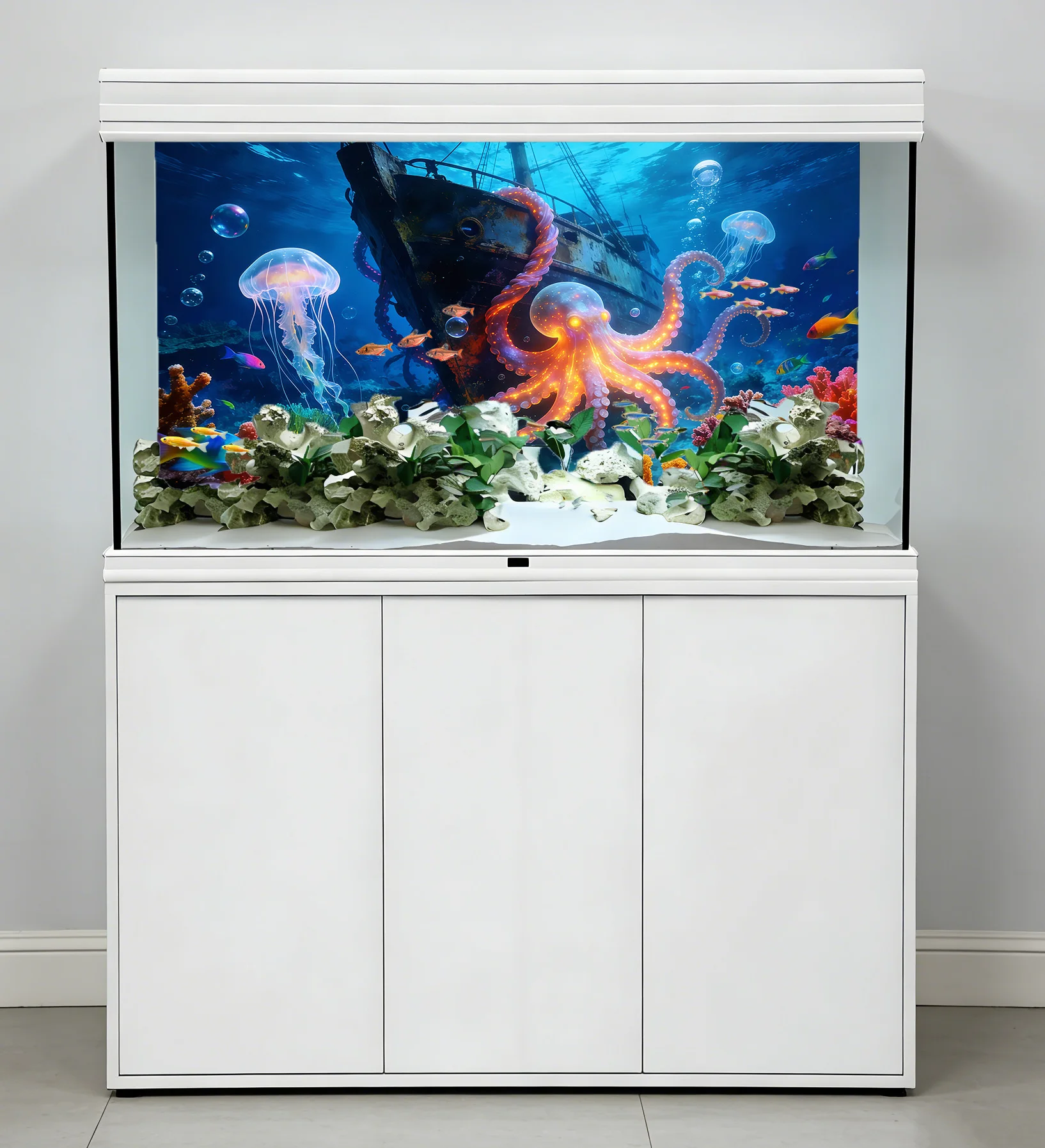 Aquarium achtergrondsticker, O - Aquarium Fish Paradise recensie en prijs
