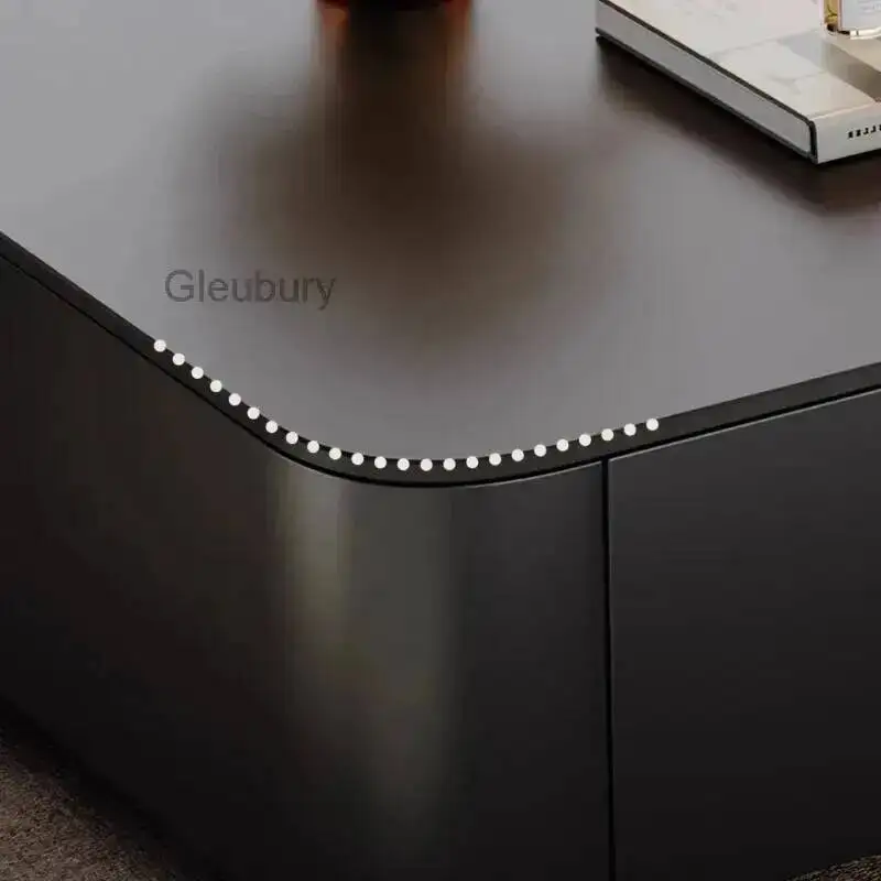 

Table Coffee Rectangle Extendable Black Simple Living Room Small Coffee Table Modern Premium Kaffee Tische Home Furniture