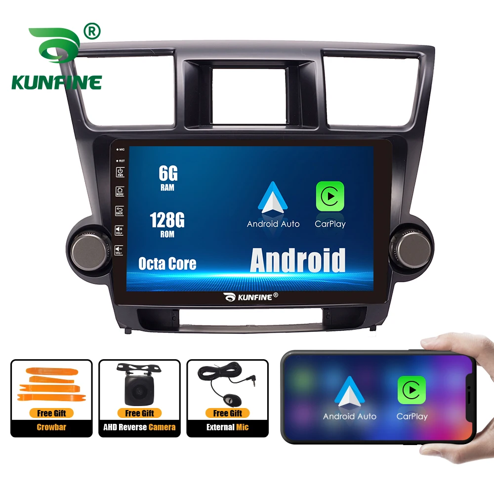 

Car Radio For Toyota Highlander 2007 2Din Android Octa Core Car Stereo DVD GPS Navigation Player Multimedia Android Auto Carplay