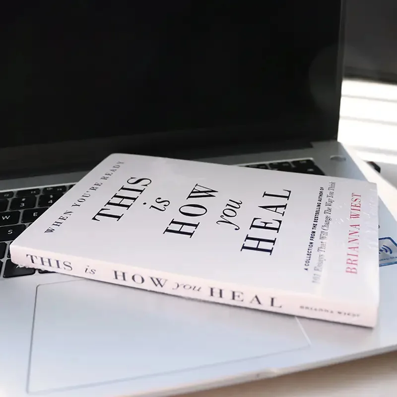 عندما تكون جاهزًا، هذه الطريقة الشفاء من كتاب بريانا ويست الملهم باللغة الإنجليزية Brochura علم النفس libros de English