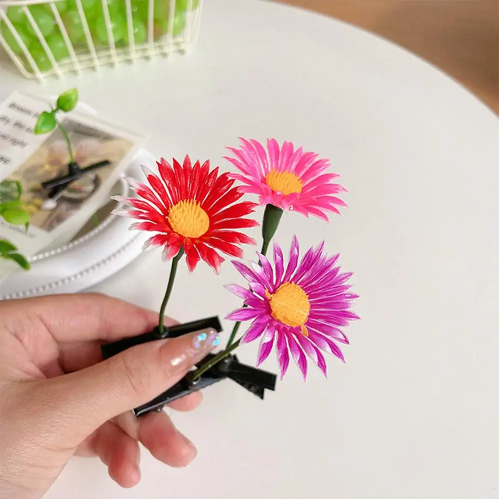 10pcs Funny Grass Hair Clips Spring Flower Sprout Grass Hair Clip Plant Bean Sprout Clip Hair Pin Children Hairpin Headwear