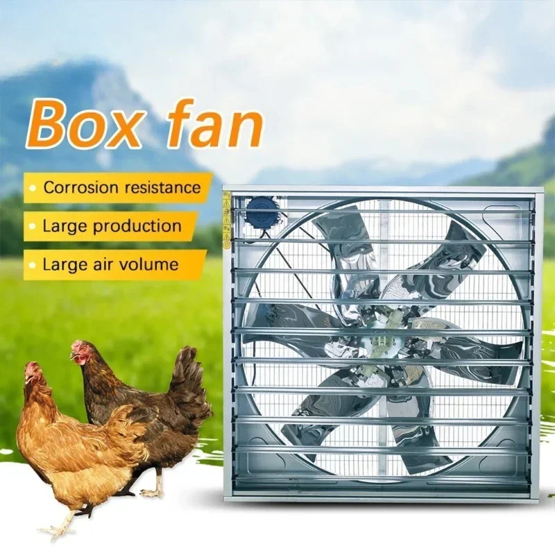 Abluftventilator mit großem Luftstrom, industrieller Abluftventilator für Rinderböwerke