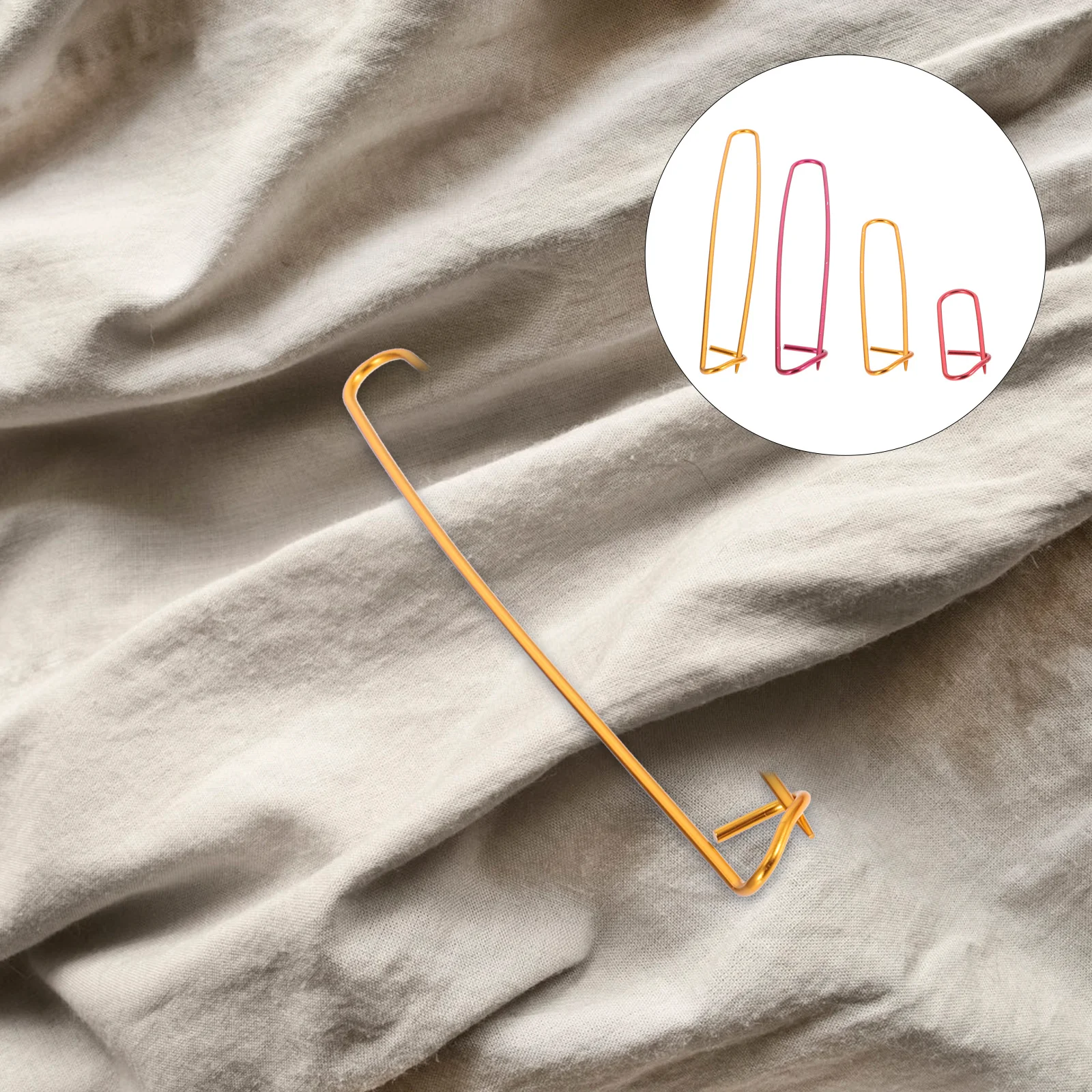 

12Pcs Knitting Accessories Stitch Holders 4 Size Pack 6Cm 12Cm 17Cm 20Cm Corrosion Resistant Aluminum for Crochet Lovers