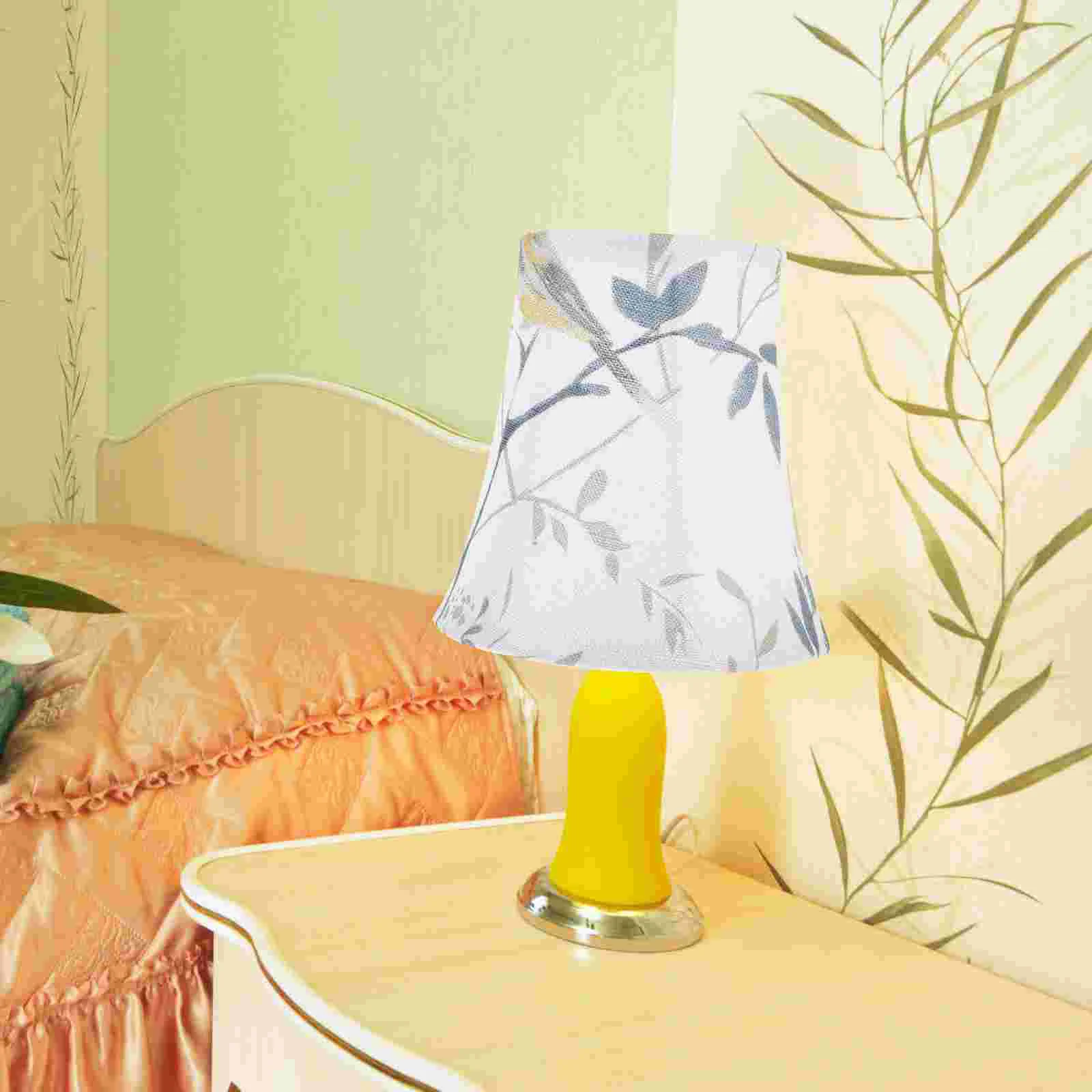 Mini Chandelier Fabric Lampshade Cover Shades Replacement Bohemian Lampshades for Desk Table Light Decorative