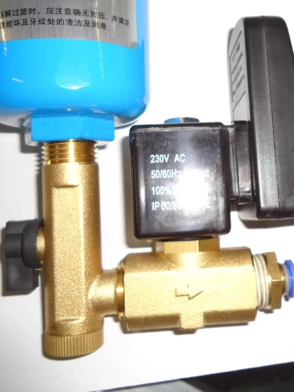 Original and genuine TOP electronic drain valve four parts OPT-A electronic drain valve OKY electronic drain valve