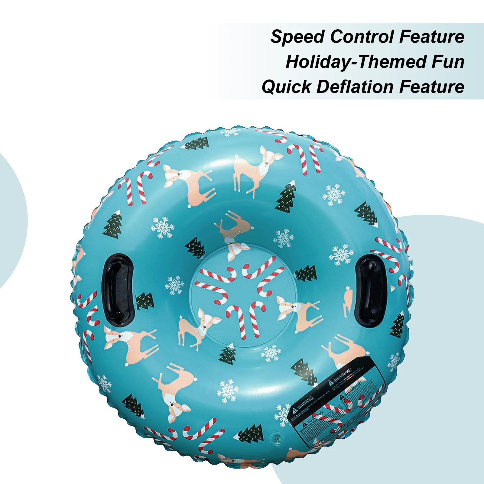 

Snow Tube Non-slip Lightweight Tool Equipment Snow Sledding Equipment For Family Friend Men Women Children Sports Christmas