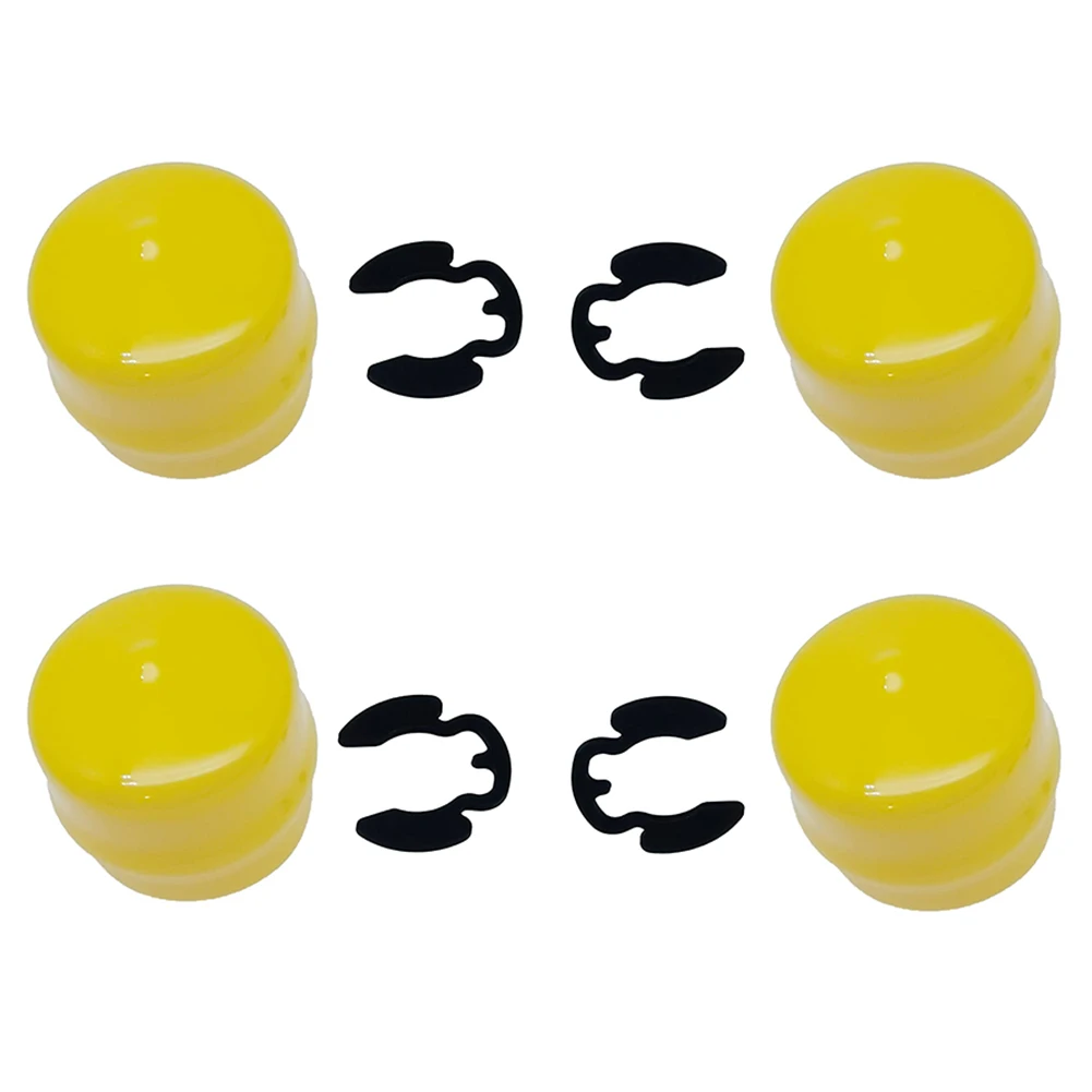 Bearing Cover Axle Cap Lawn Mowers M143338/R27434 Garden Replacement Tool Ring Clip Trimmer 4 Snap Ring Kit 4pcs