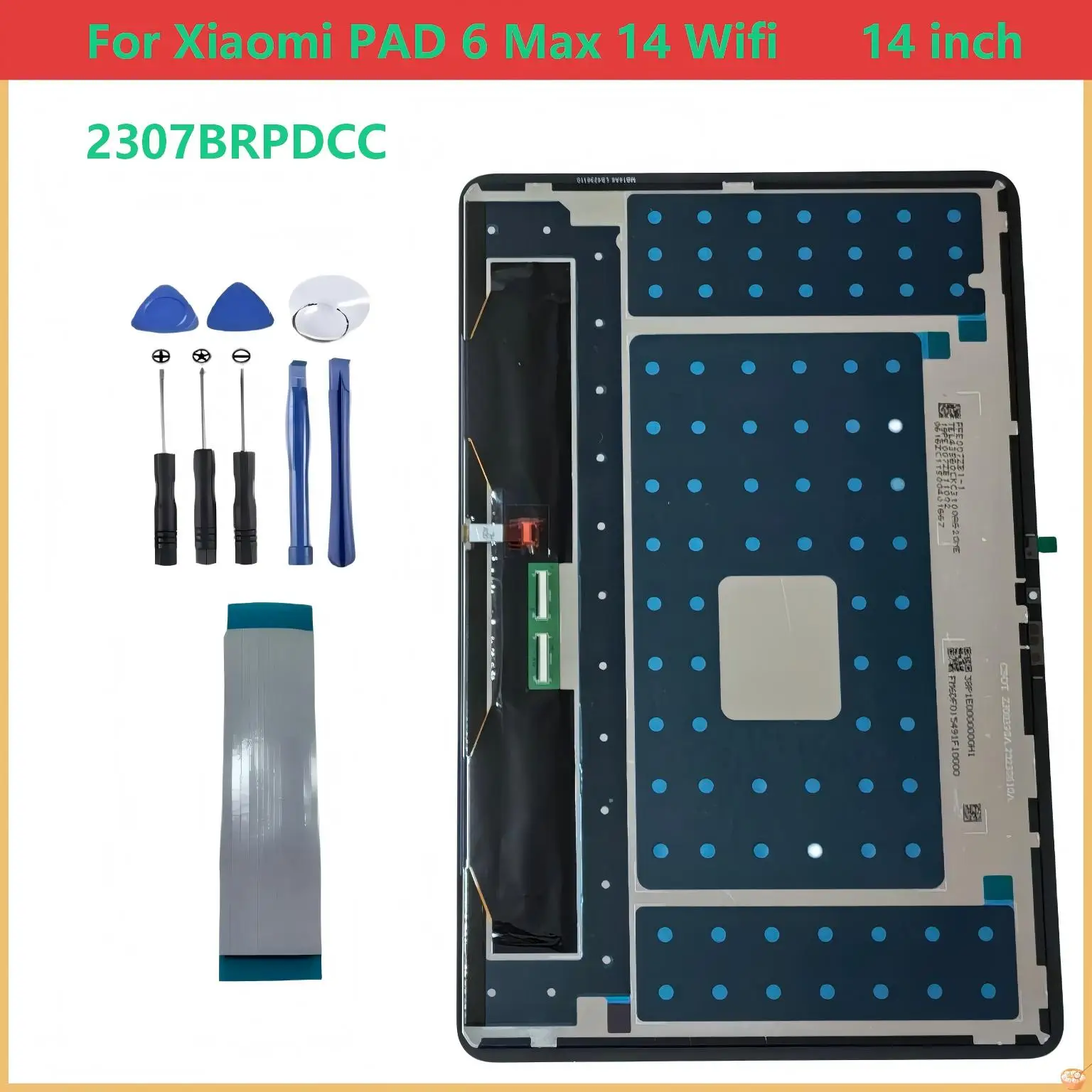 

For Xiaomi Pad 6 Max 14 WiFi 2307BRPDCC 14" LCD Display Touch Screen Digitizer Glass Assembly Repair Parts