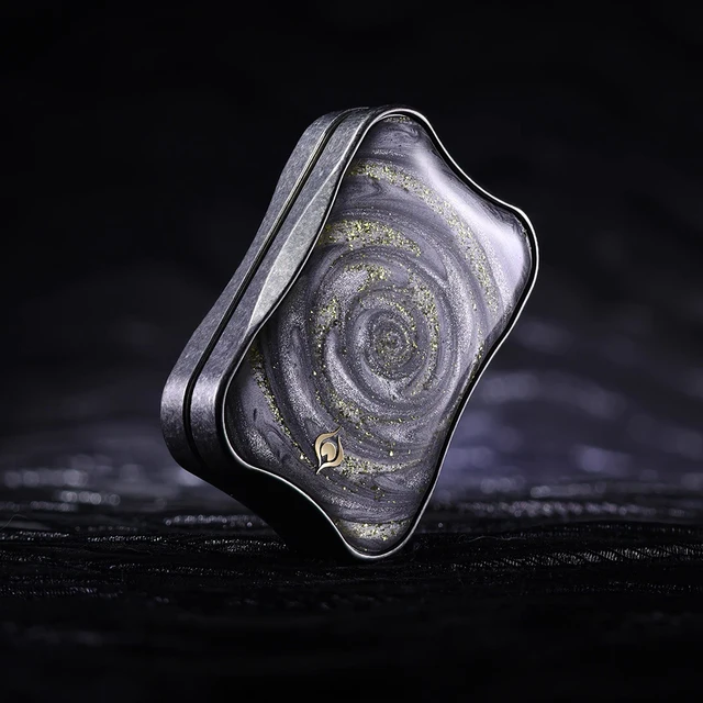 Peacock Aura Sand Slim Pro Unlimited Pushing Slider Fidget Slider