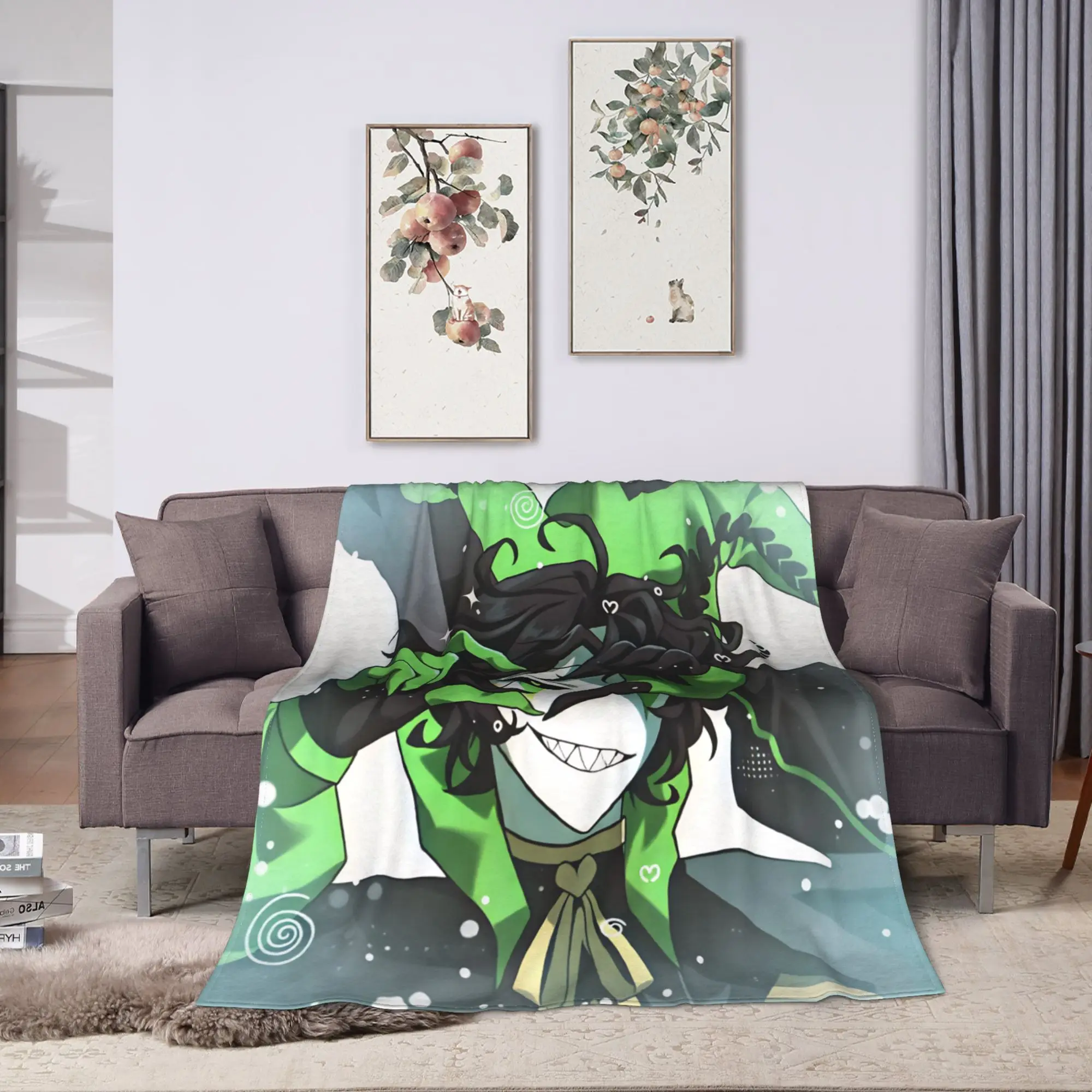 The Freak Circus  Throw Blanket  Flannel Bedspread For Couch Chair Pattern Sofa Bed Cover